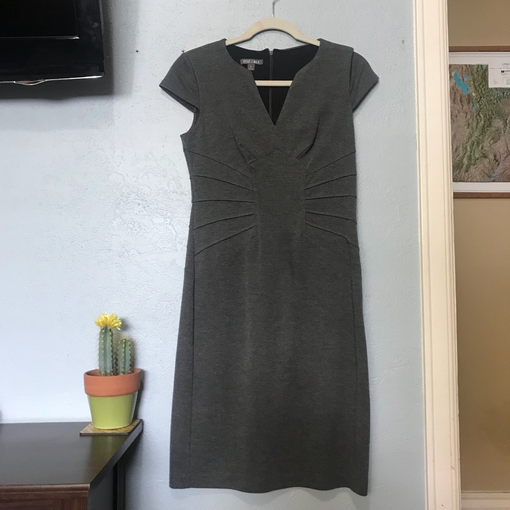 NWOT grey silhouette dress